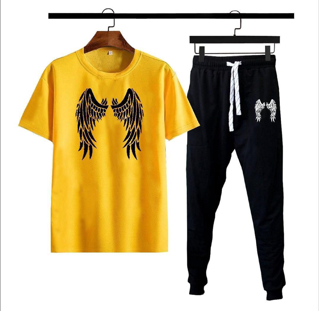 Men's Graphic Sublimation Cotton Track Suit 2 Pcs