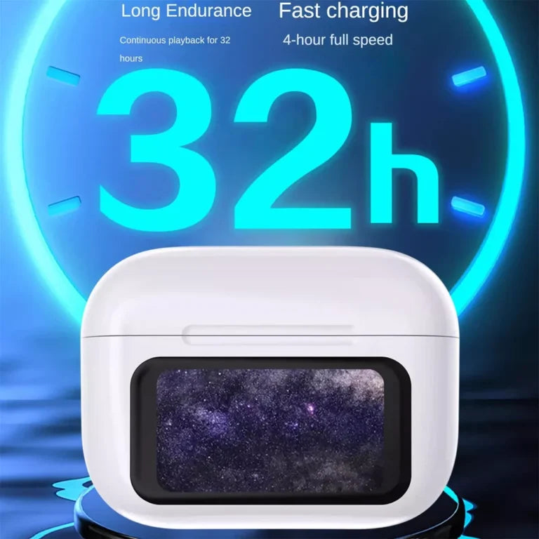 A9 Pro Airpods ANC/ENC Touch Screen Wireless Earbuds