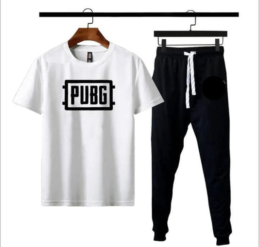 Men's Polyester Printed Track Suit - 2 Pcs