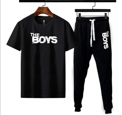 Men's Printed Polyester Track Suit - 2 Pcs