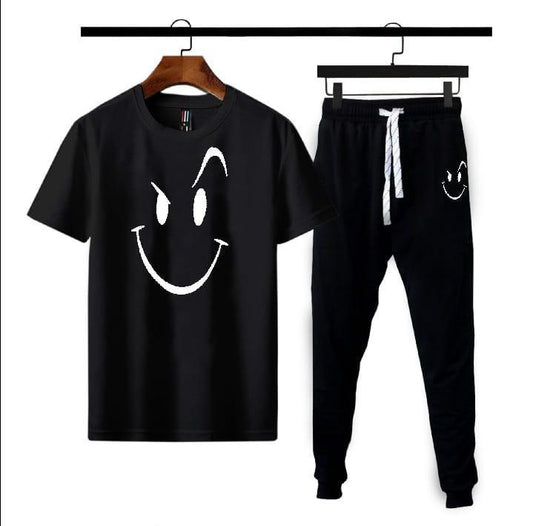 Men's Printed Tracksuit (Angry) 2 Pcs