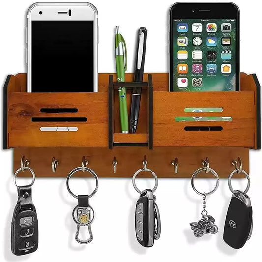 Wooden Mobile and Keys Beautiful Holder