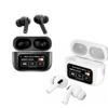 A9 Pro Airpods ANC/ENC Touch Screen Wireless Earbuds | Noise Cancellation | High Quality Sound | Smart Touch Screen Control Colour (Only White)