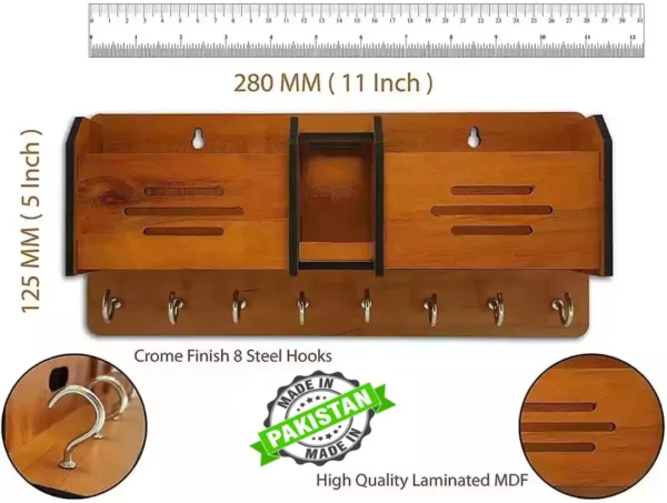 Wooden Mobile and Keys Beautiful Holder