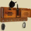 Wooden Mobile and Keys Beautiful Holder